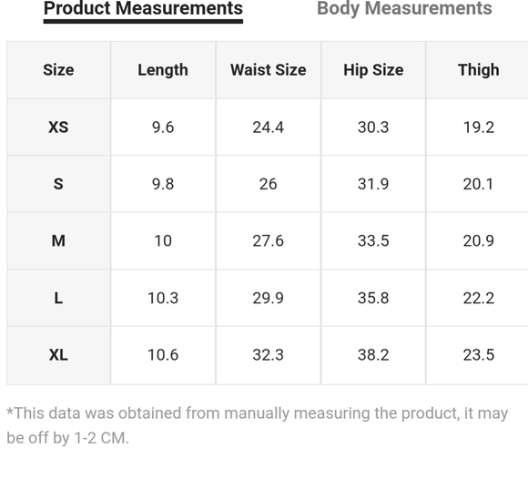 New Wide waistband contrast binding marled knit shorts. (Size M) - Picture 6 of 6